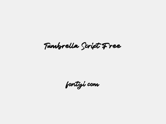 Tumbrella Script Free