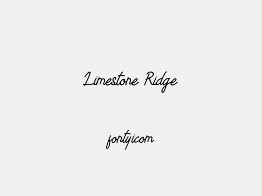 Limestone Ridge