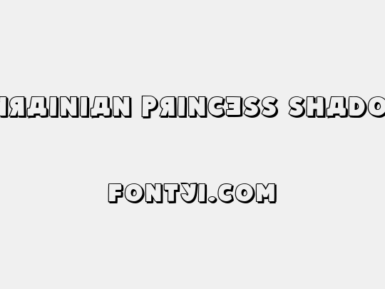Ukrainian Princess Shadow
