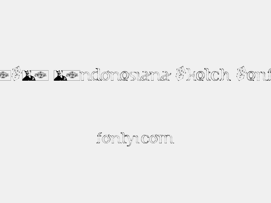 FTF Indonesiana Sketch Serif v.