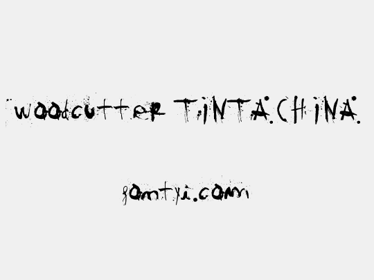 woodcutter TINTA CHINA