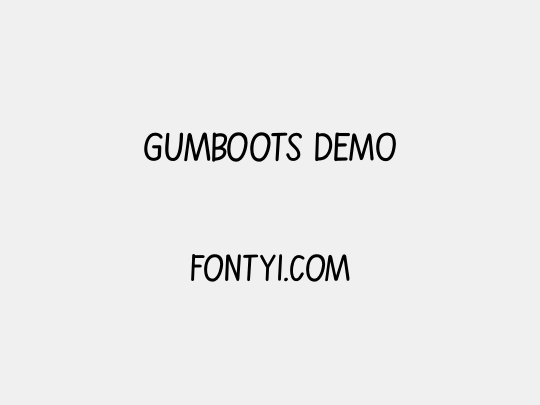 Gumboots DEMO