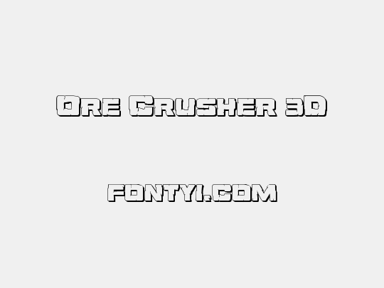 Ore Crusher 3D