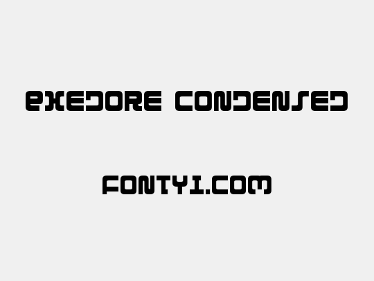 Exedore Condensed