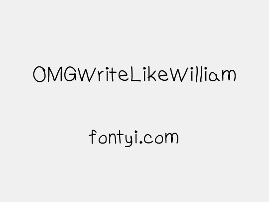 OMGWriteLikeWilliam