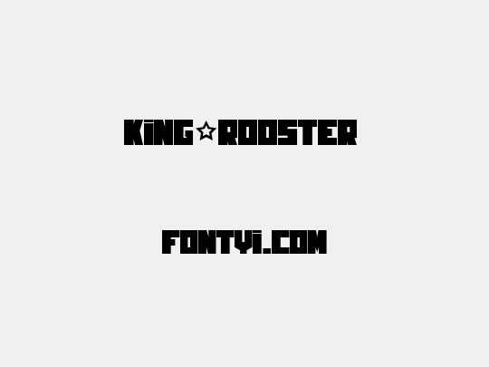 KING&ROOSTER 