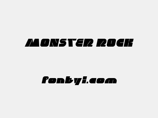MONSTER ROCK