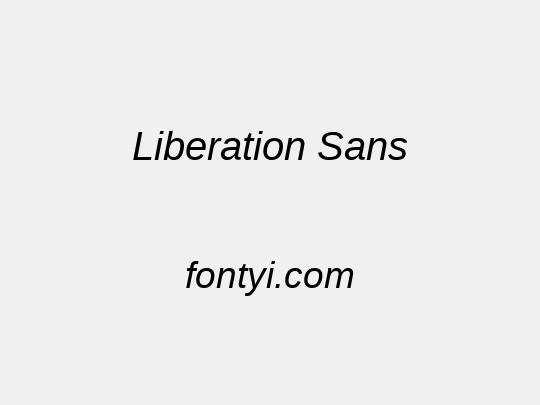 Liberation Sans