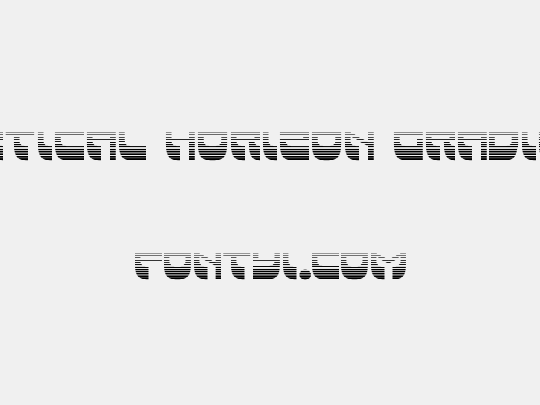 Vertical Horizon Gradient