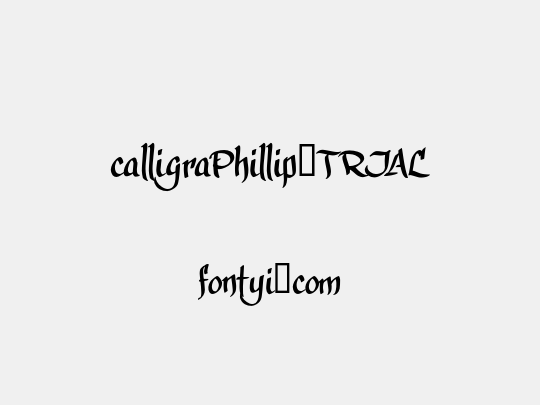 calligraPhillip_TRIAL
