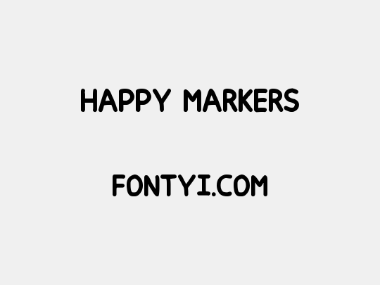 Happy markers