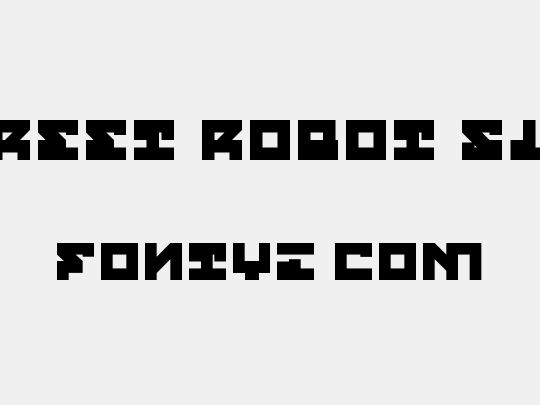 Street Robot Slab