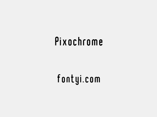Pixochrome