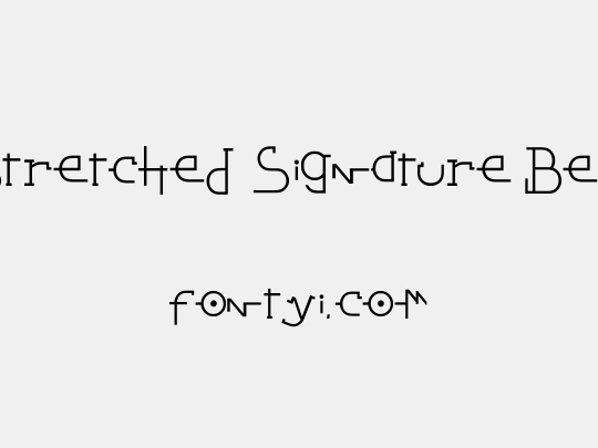 Stretched Signature Best
