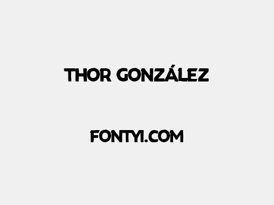 Thor González