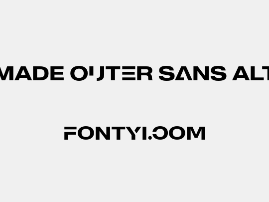 MADE Outer Sans Alt