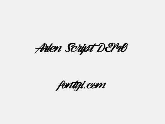 Arlen Script DEMO