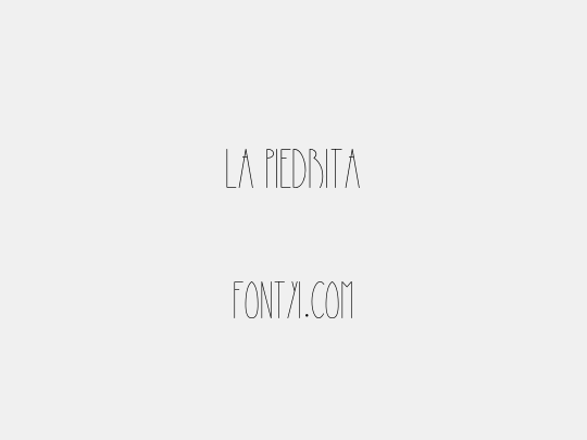 La Piedrita