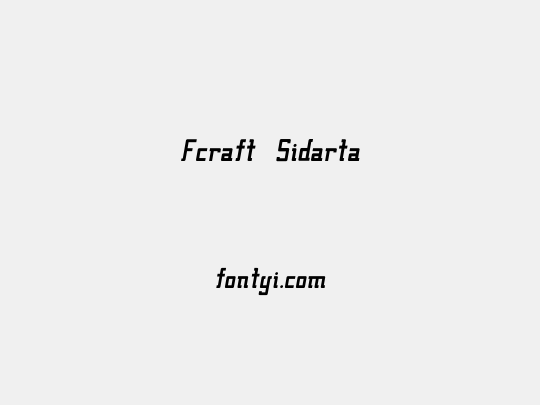 Fcraft Sidarta
