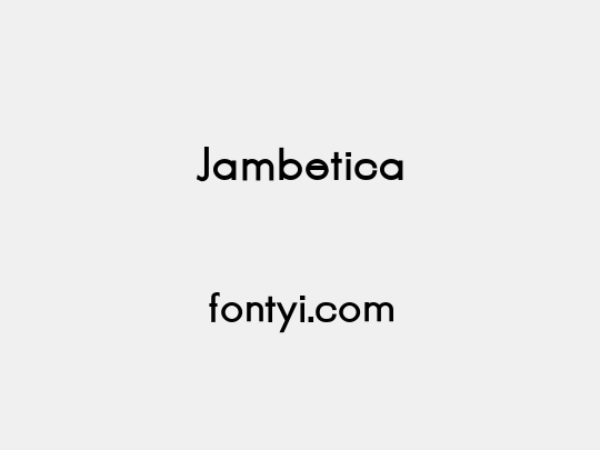 Jambetica