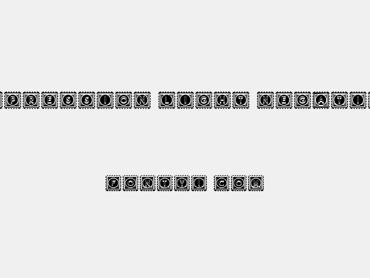 Impression Light Negative