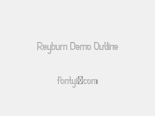 Reyburn Demo Outline