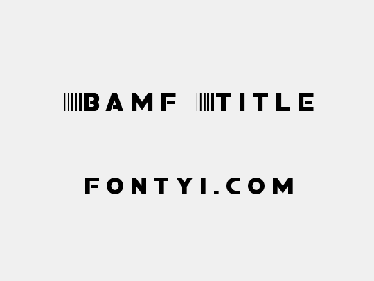 Bamf Title