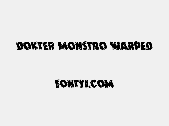 Dokter Monstro Warped
