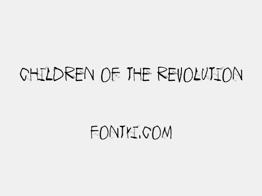 Children of the revolution