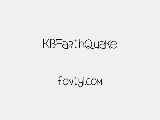 KBEarthQuake