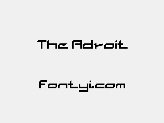 The Adroit