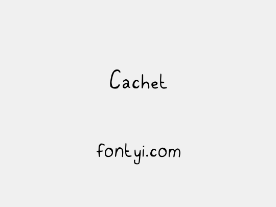 Cachet