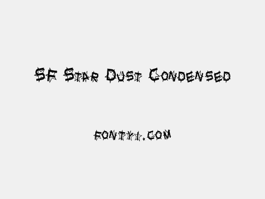 SF Star Dust Condensed