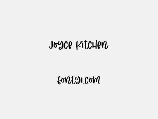 Joyce Kitchen