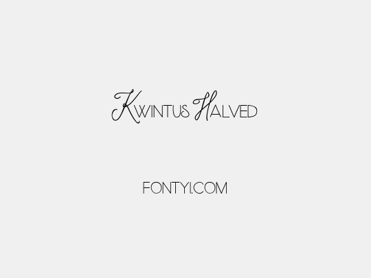 Kwintus Halved