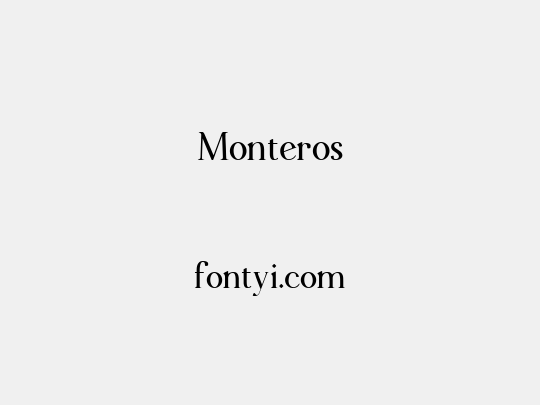 Monteros