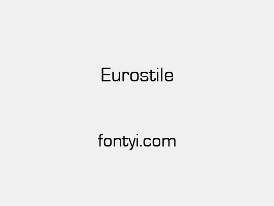 Eurostile