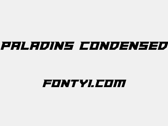 Paladins Condensed