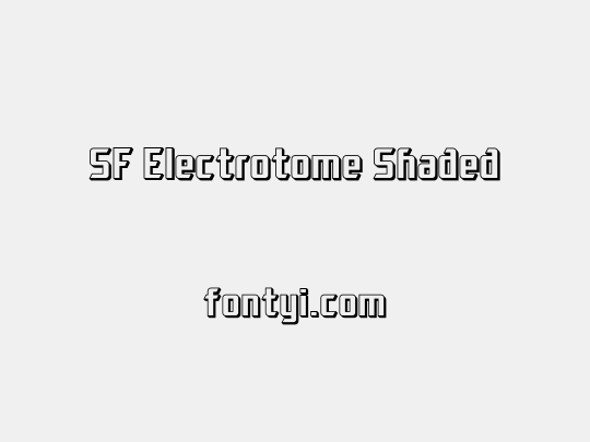 SF Electrotome Shaded