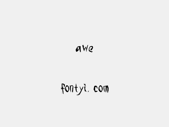 awe