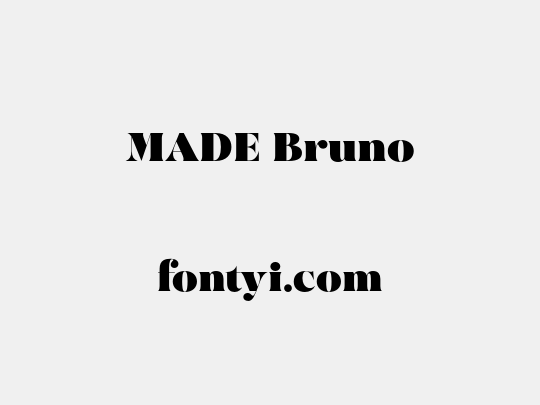 MADE Bruno