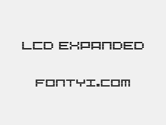 Lcd Expanded