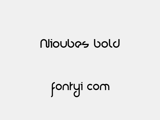 Nioubes bold