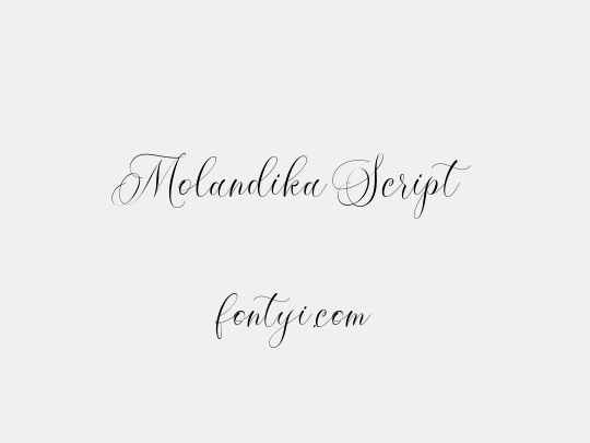 Molandika Script