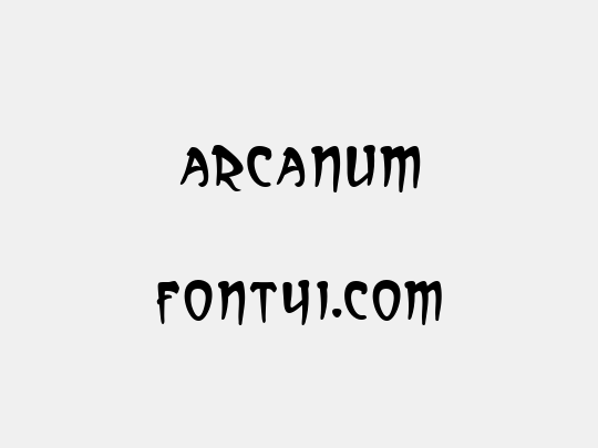 Arcanum