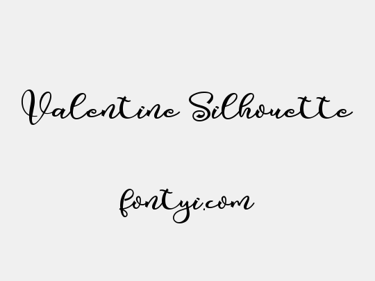 Valentine Silhouette