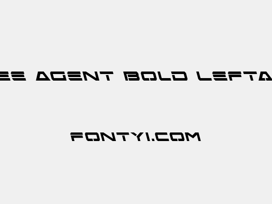 Free Agent Bold Leftalic