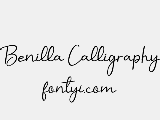 Benilla Calligraphy