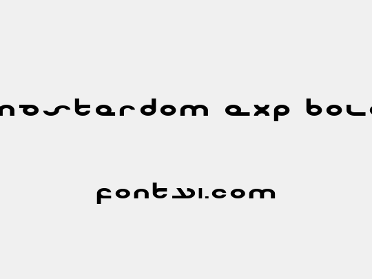 Masterdom Exp Bold