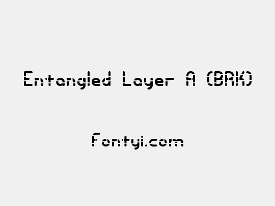 Entangled Layer A (BRK)